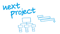 next project logo