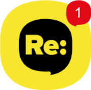 Re:plain's logo