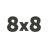 8x8 Work logo
