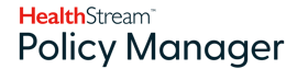 HealthStream Policy Manager