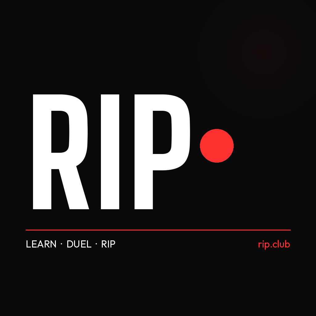 RIP.: Stock Market Game logo