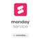 monday service logo