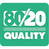 80/20 Quality Logo