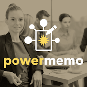 Powermemo's logo