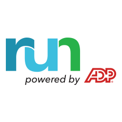 RUN Powered by ADPのロゴ