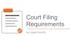 Court Filing Requirements logo