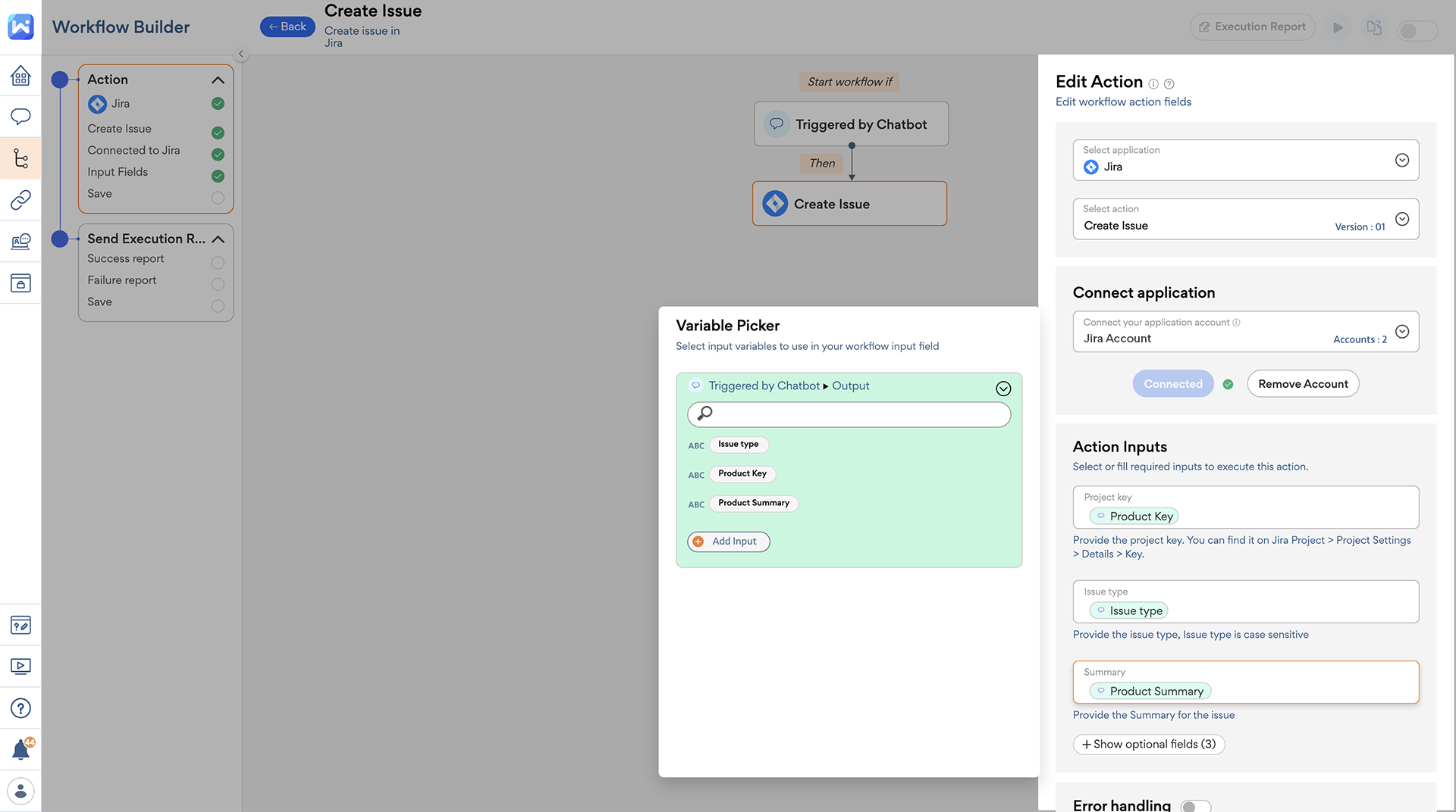 Workflow Builder: Build Workflow or add pre-built workflow automations