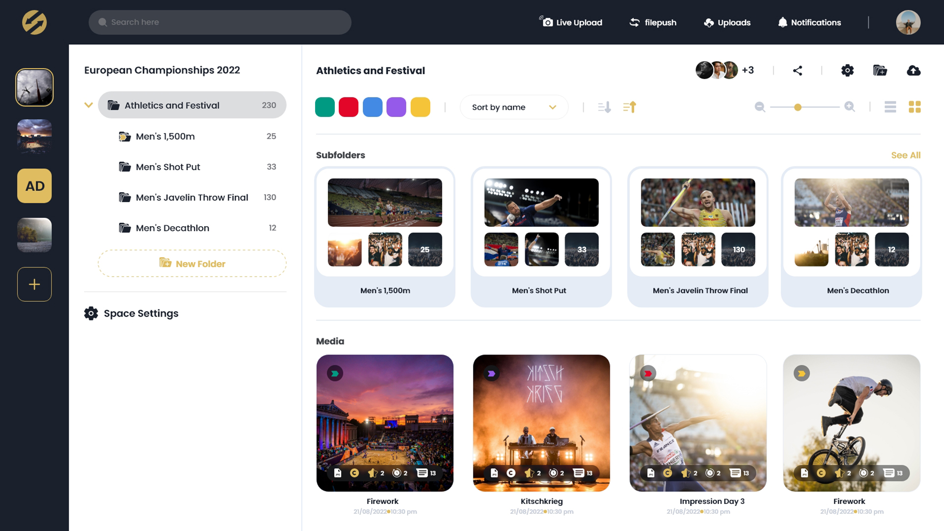 snaatch screenshot: snaatch main view