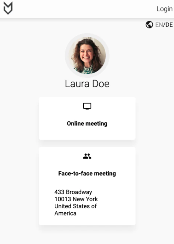 MeetFox consultant's profile