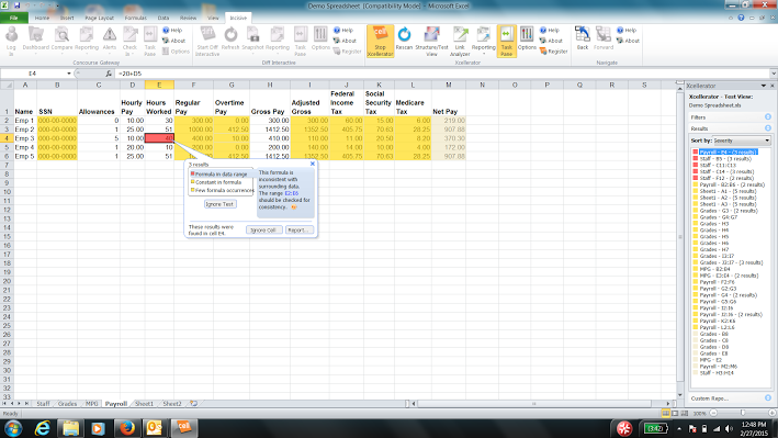 Xcellerator Excel integration