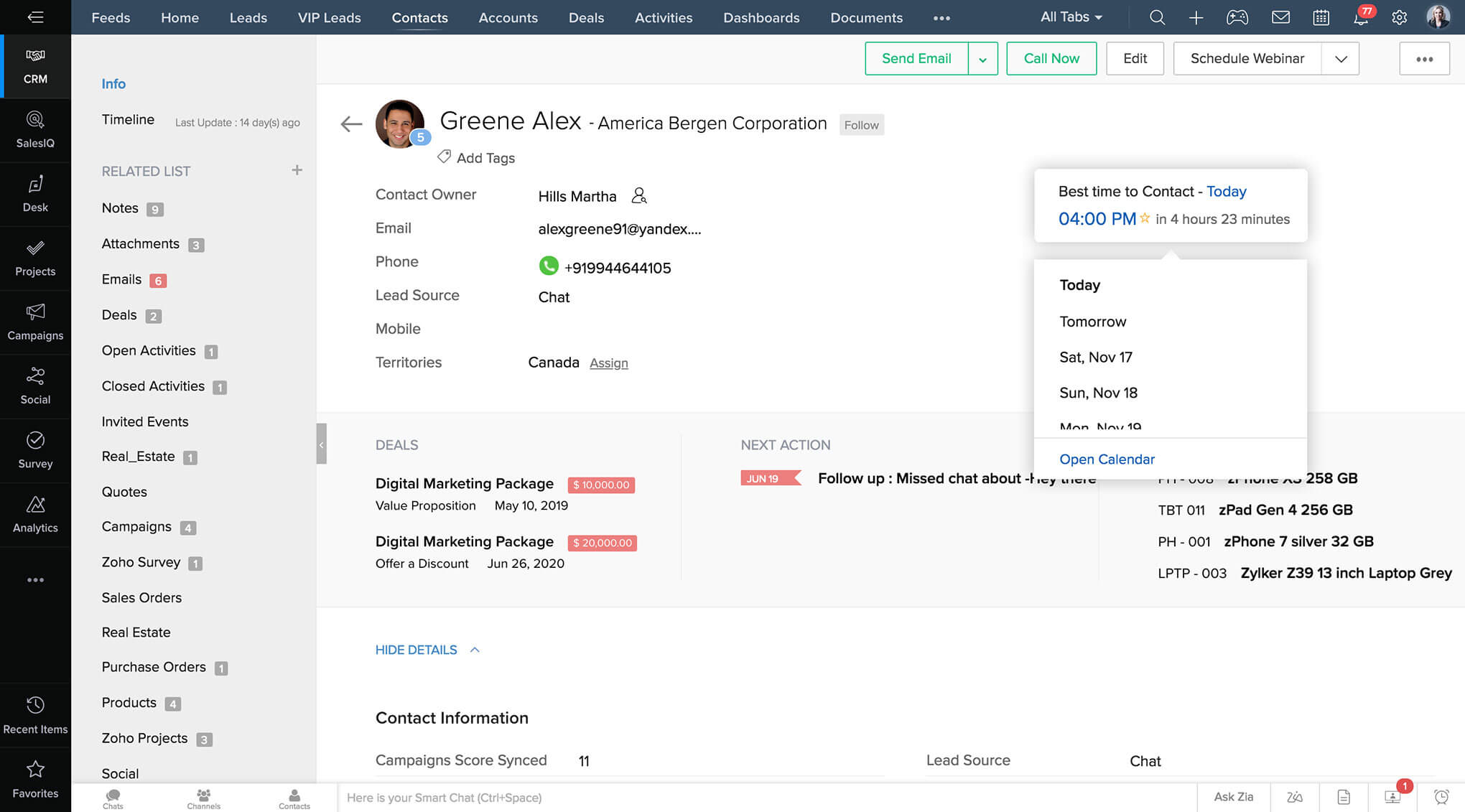 Zoho CRM Plus Precios Funciones Y Opiniones GetApp Espa a 2021 zoho-crm-plus-precios-funciones-y-opiniones-getapp-espa-a-2021