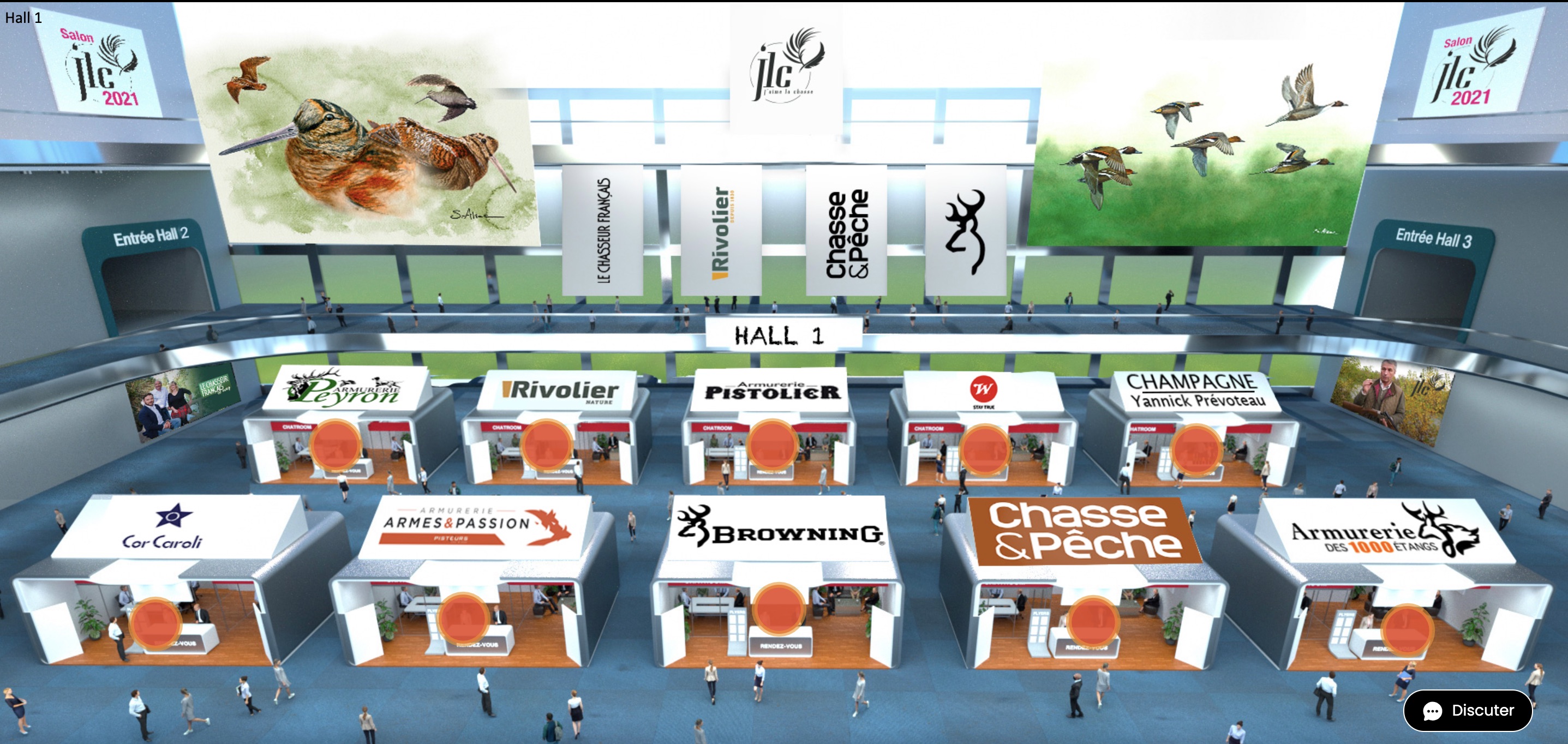 3D exhibitor hall
