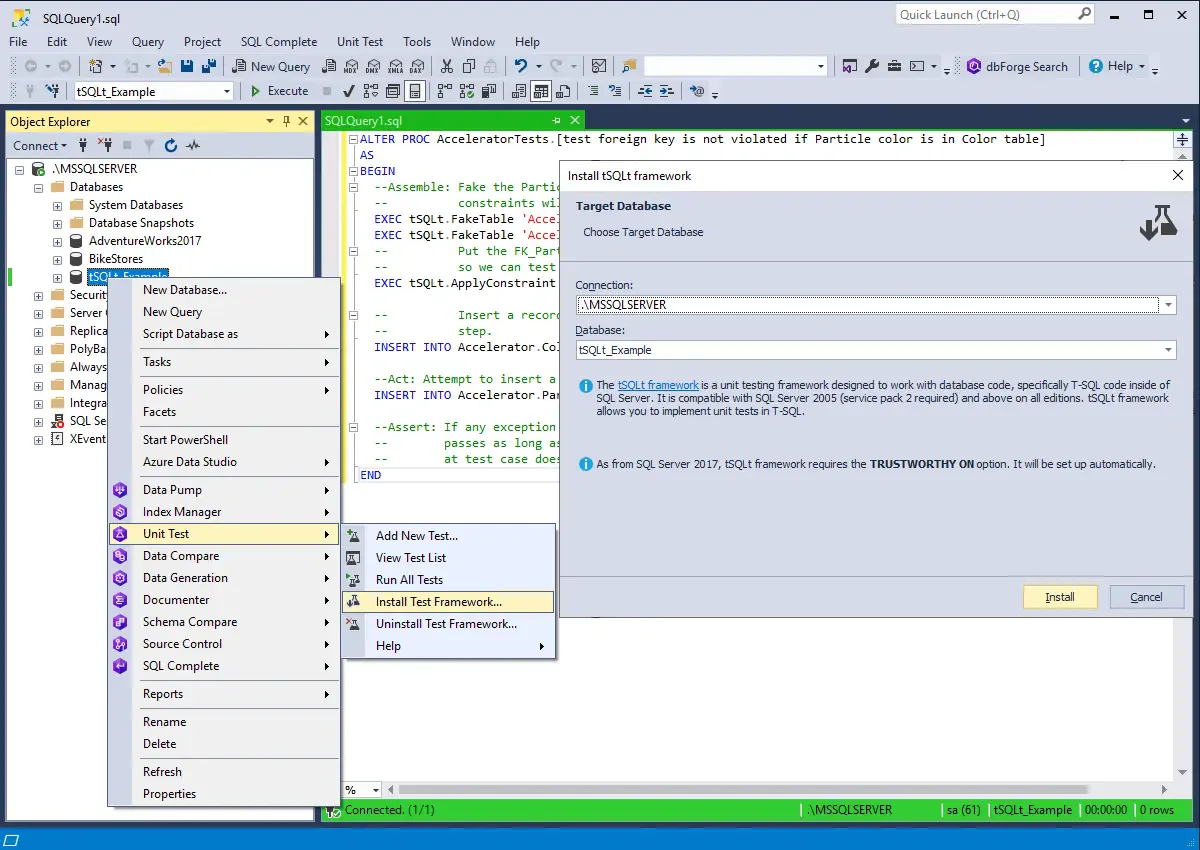 dbForge Unit Test for SQL Server Price, Reviews & Features - Capterra ...
