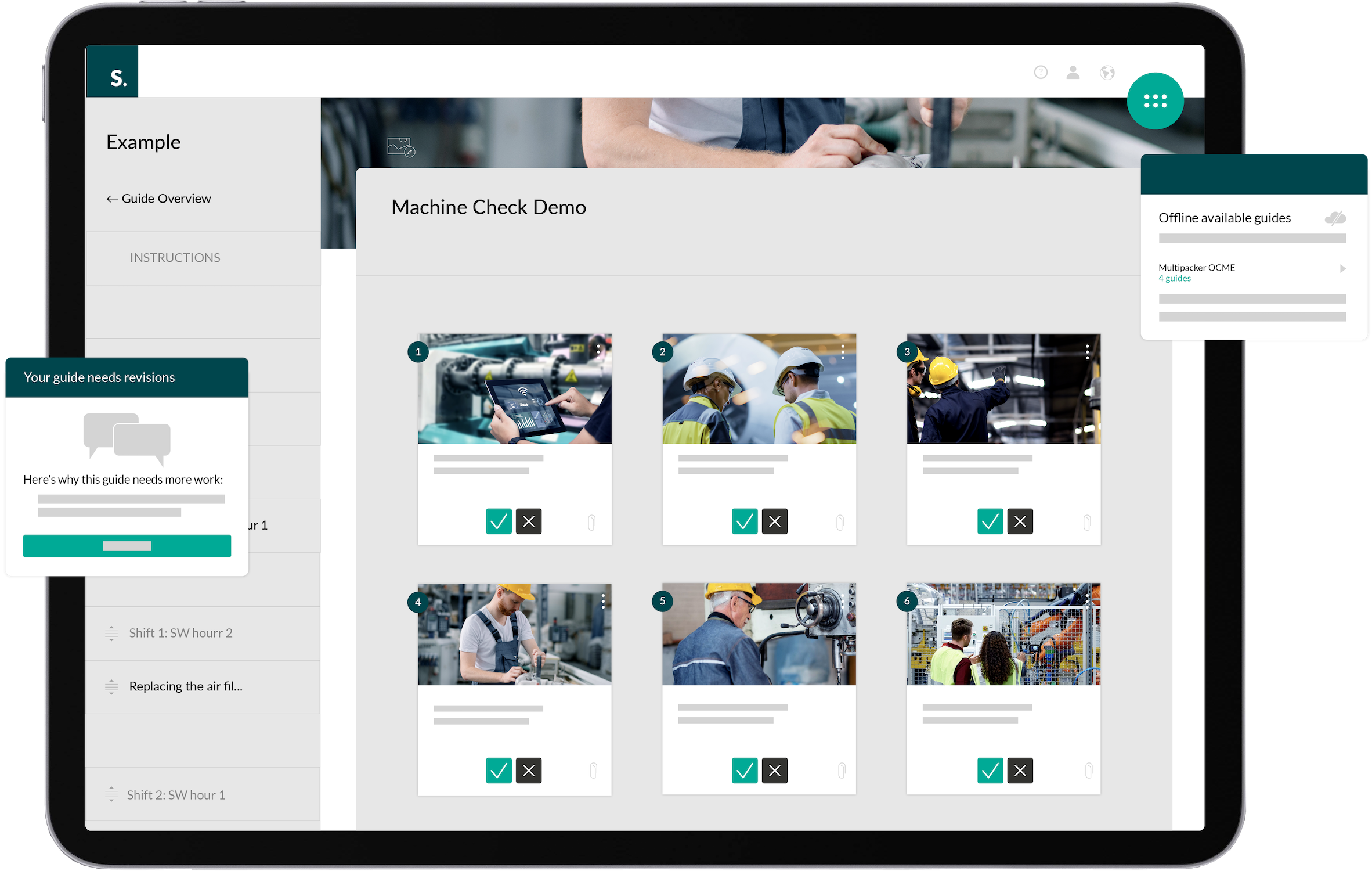 SwipeGuide Software - 5