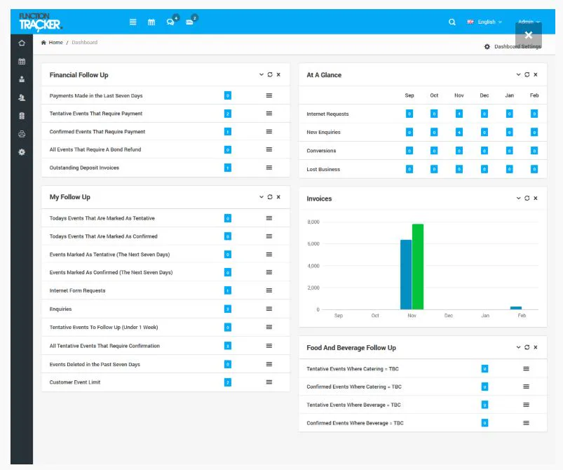 Function Tracker for Caterers - Avis, notes, prix et abonnements ...