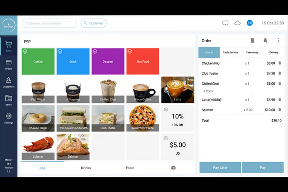 Drag & Drop Customizable UI, Mult Fufillment, Pre-order supported, Quick Phone call Assistant, Easy customer royalty binding, Ubereats, Menulog and other Delivery Platform supported, Flex menu with Modifer, Option and Variant