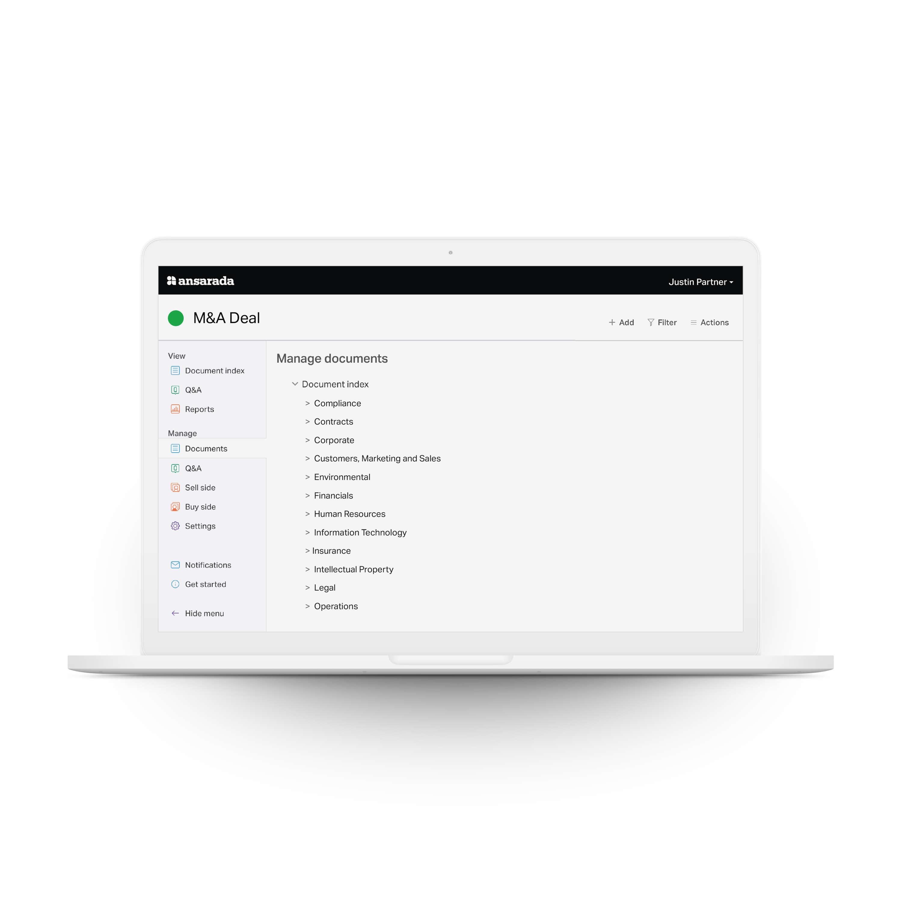 M&A in our Virtual Data Room-thumb