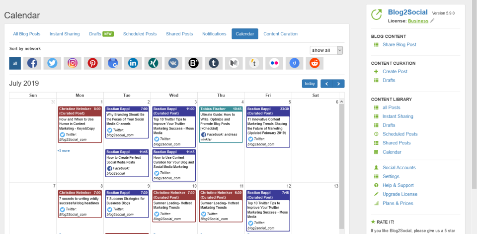 Blog2Social Software - 1