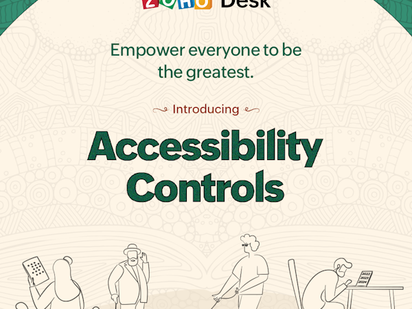 Zoho Desk Software - Accessibility Controls
