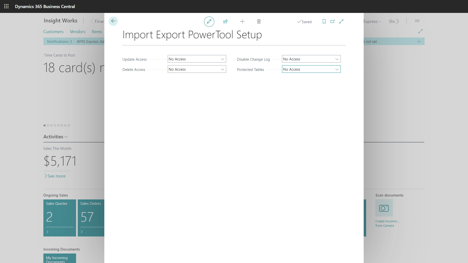 Configure Import Export PowerTool to perfection: fine-tune Update Access, Delete Access, Disable Change Log, and manage Protected Tables for a secure and customized data migration experience in Dynamics 365 Business Central.