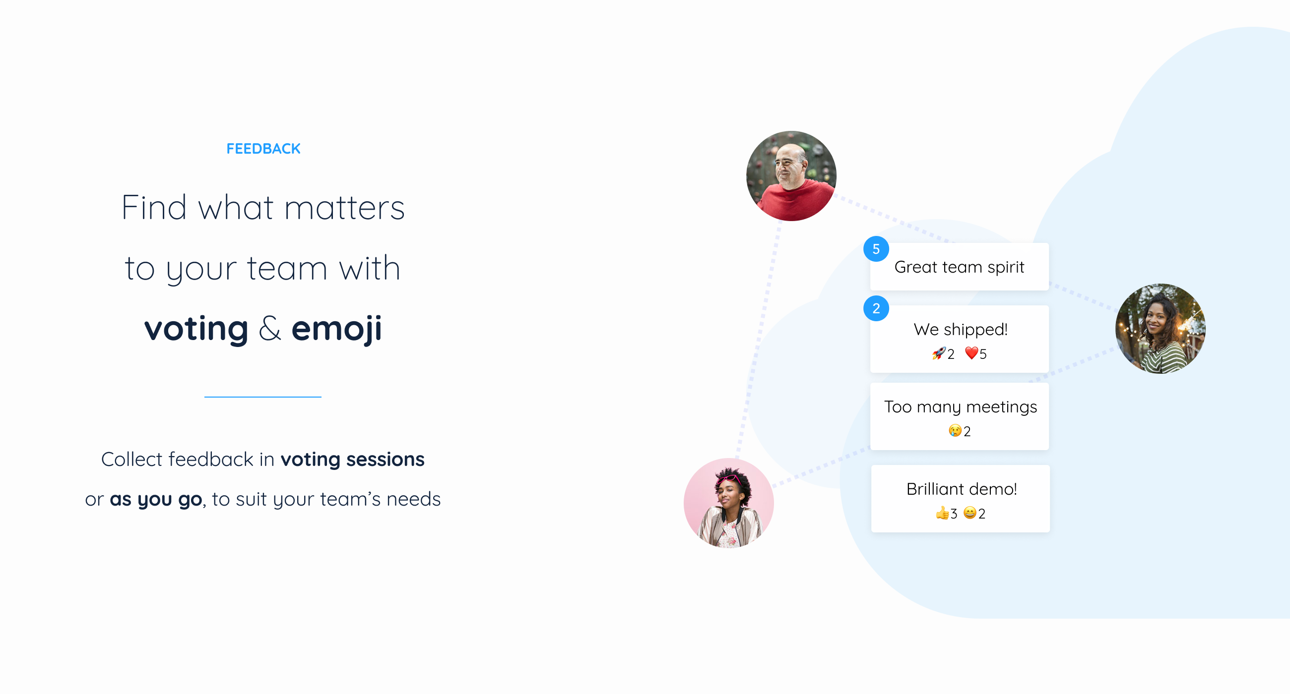 TeleRetro Software - Find what matters to your team with voting & emoji