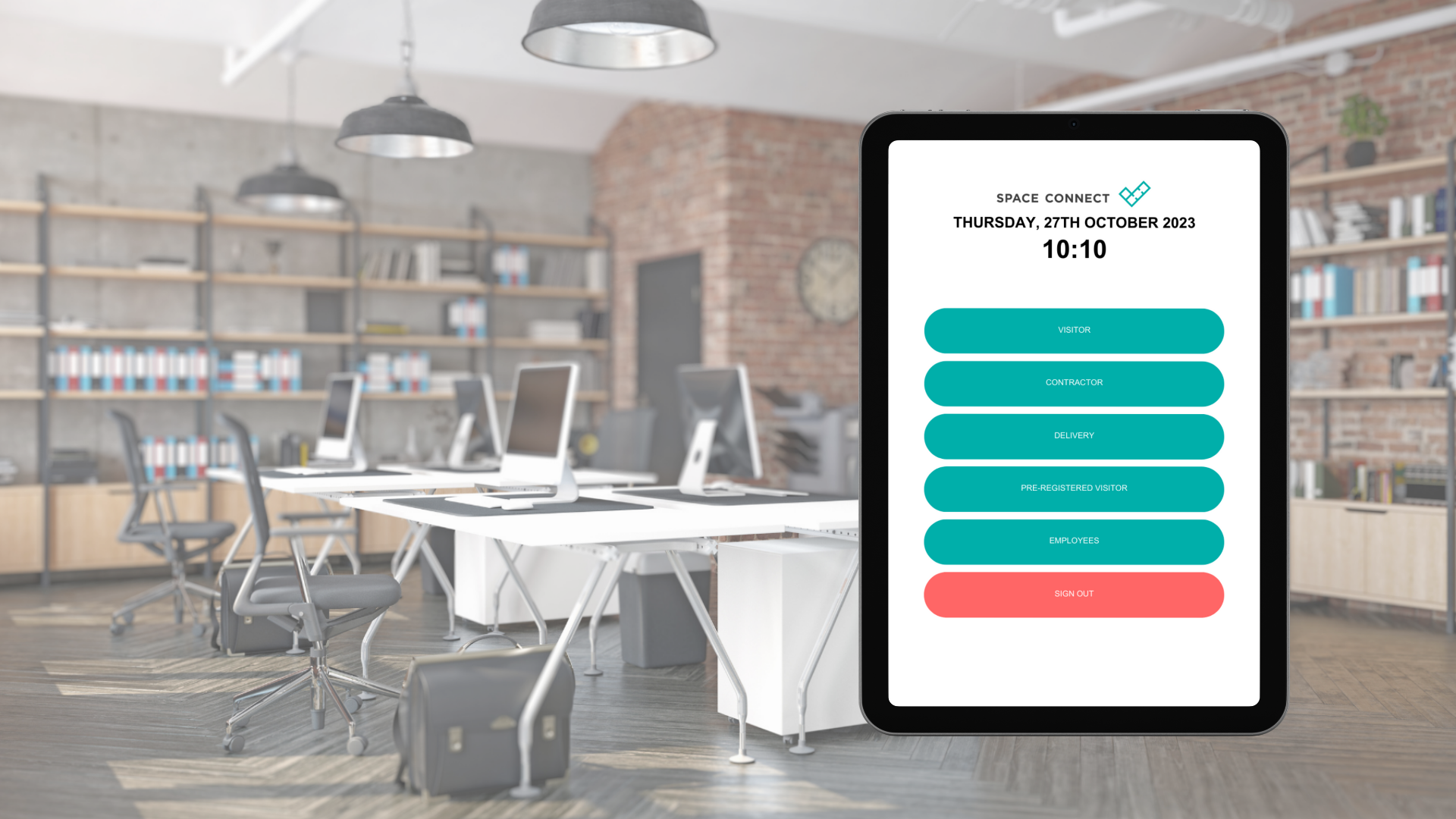Space Connect screenshot: Visitor Management