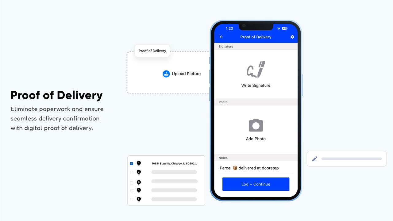 Upper Software - Eliminate paperwork and ensure seamless delivery confirmation with digital proof of delivery