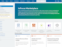 Unanet ERP AE Software - InFocus Marketplace - like an app store for InFocus