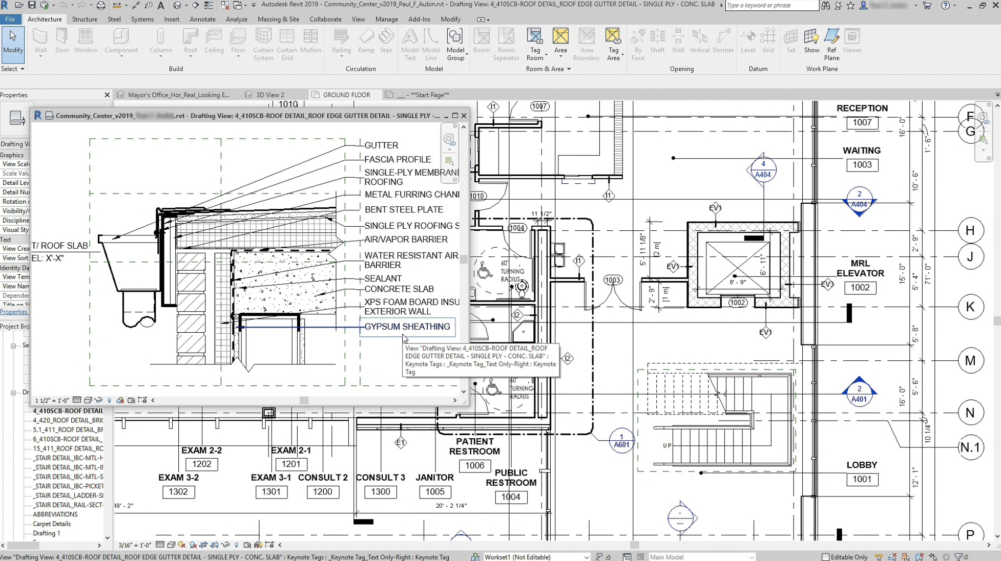 autodesk revit 2015 law office building drawings