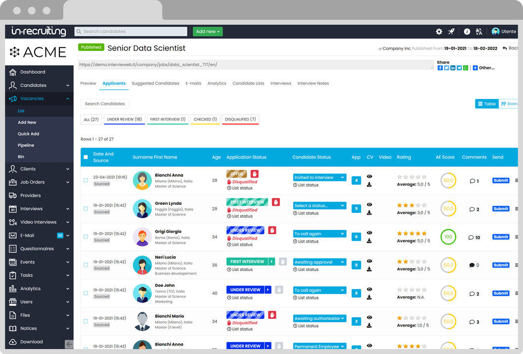 In-recruiting Software - 2