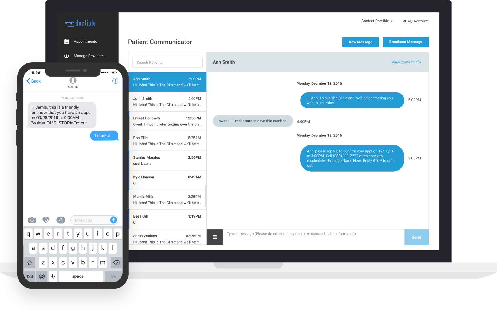 Doctible Software - Doctible unified communication inbox