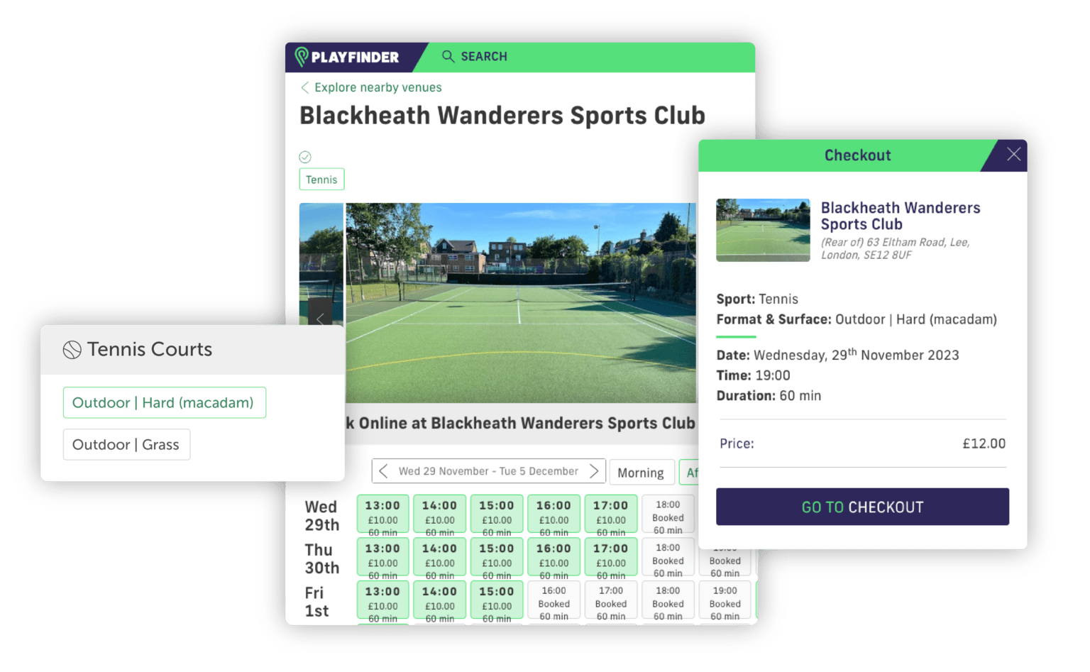 Boost bookings by seamlessly integrating with Playfinder, the UK’s leading sports facility marketplace. Reach a broader audience and simplify the booking process for users searching for sports facilities.