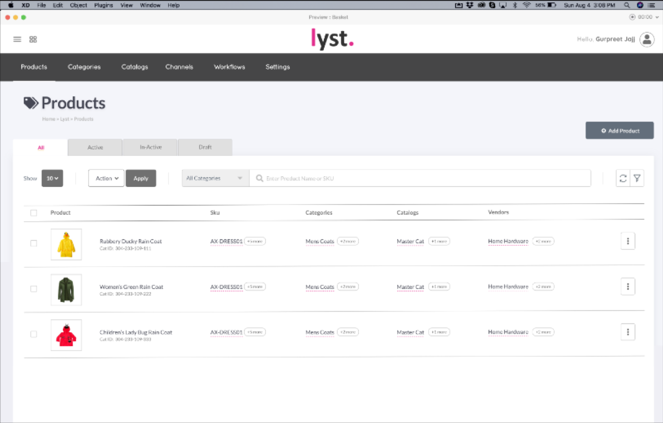 LYST products