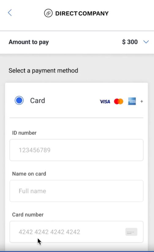 dLocal payment page