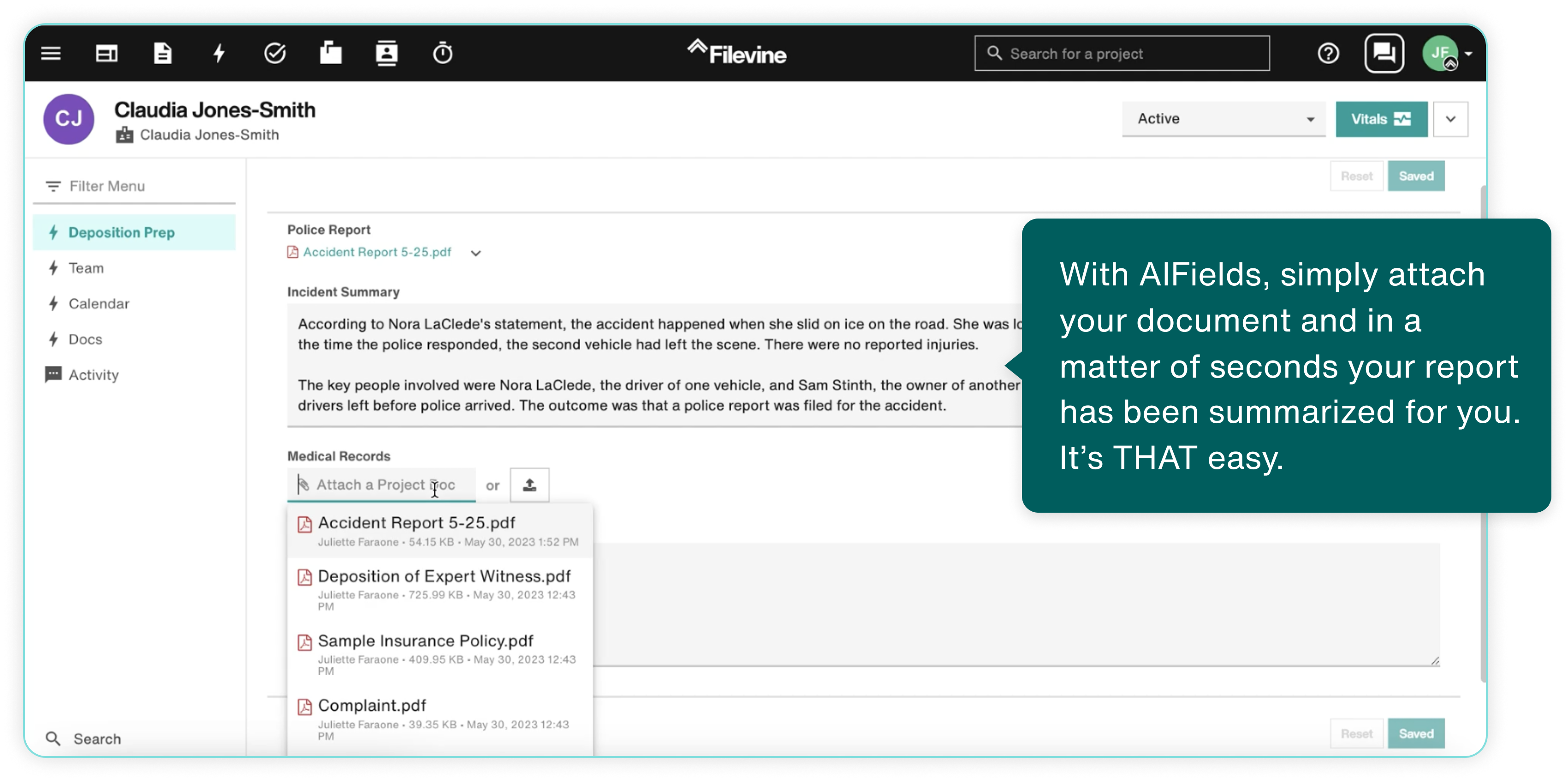 Extract and summarize key information from your documents in minutes with AIFields.