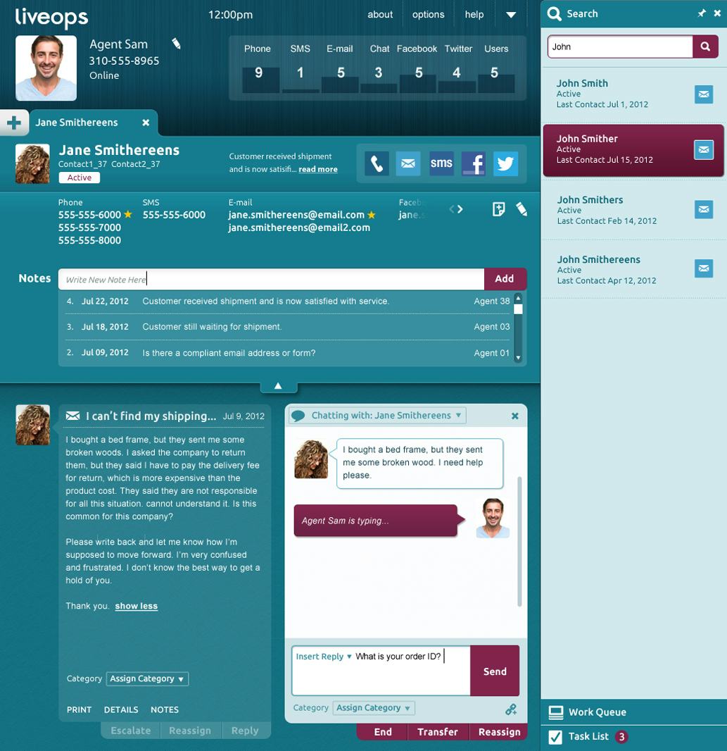 LiveOps Software - Chat