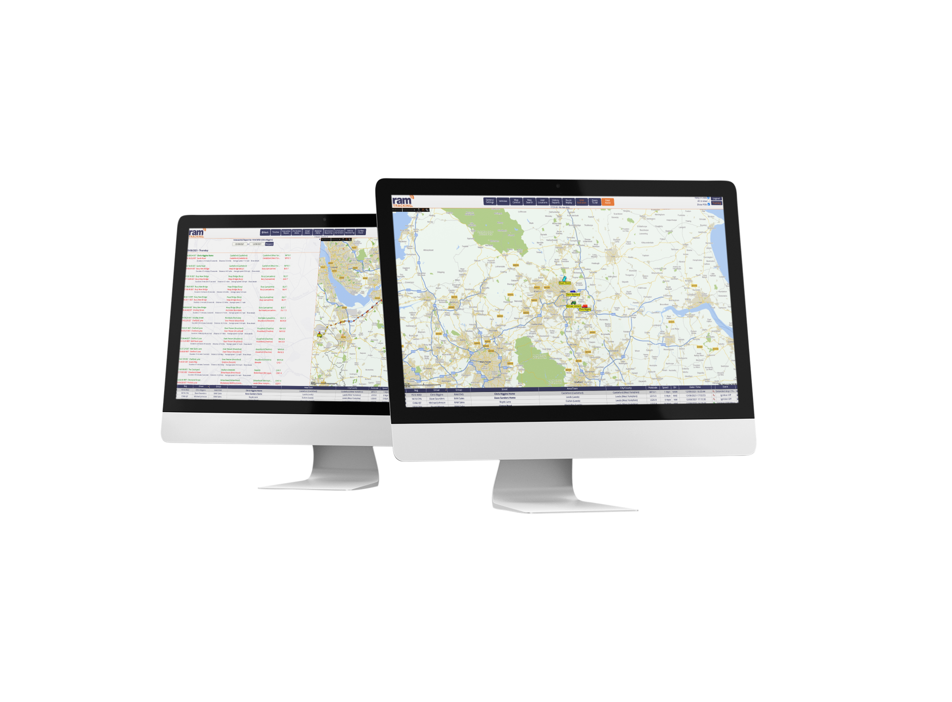 RAM Tracking 'Live Map' and 'Interactive Map'