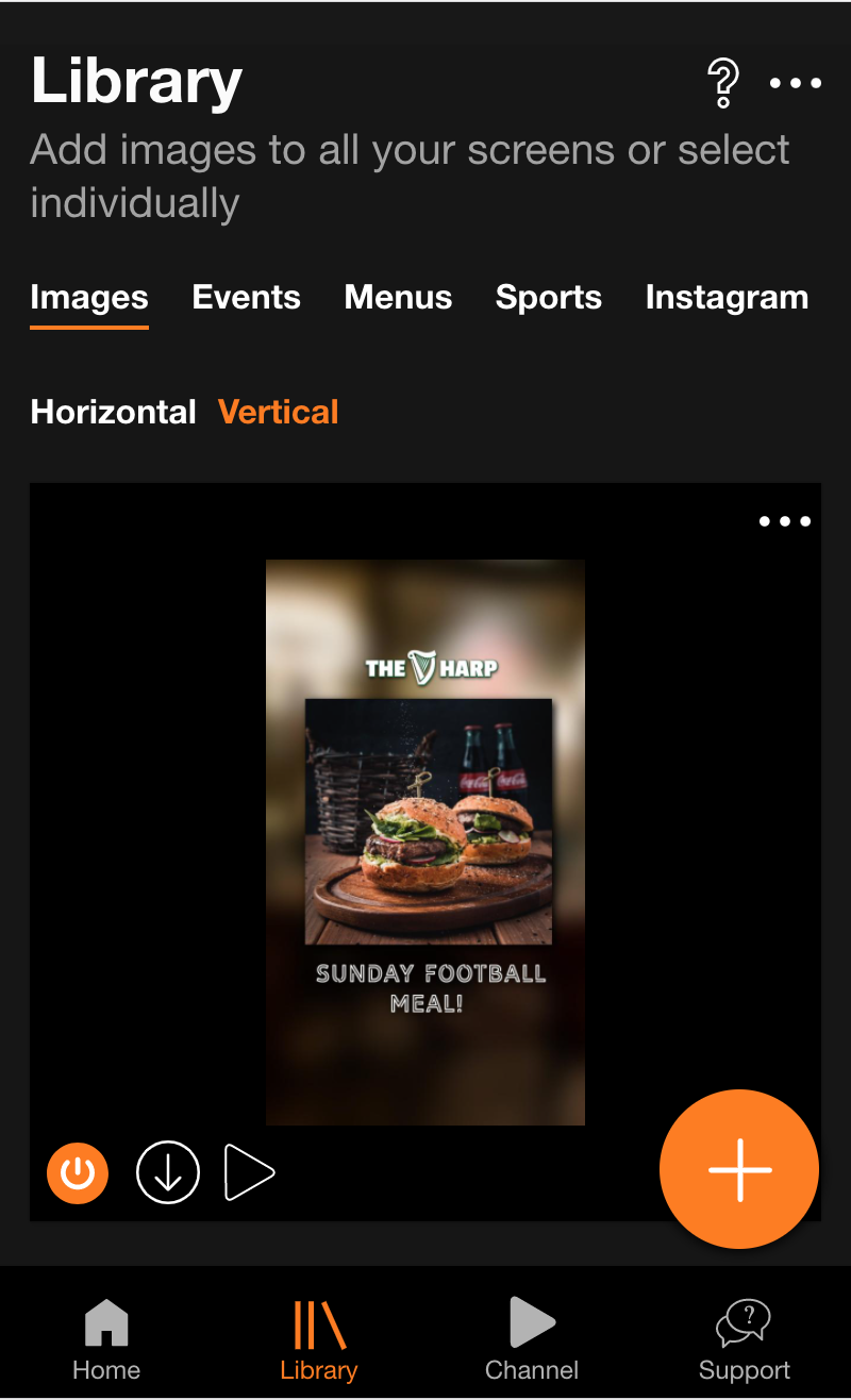 TVM Play screenshot: TVM Play create and manage promotions
