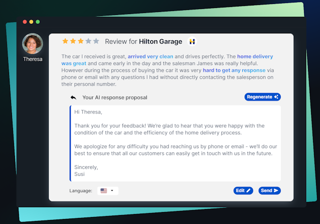 MARA - AI Review Reply Assistant Pricing, Features, Reviews & Alternatives  | GetApp