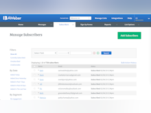 AWeber Software - Subscriber Management and Segmentation