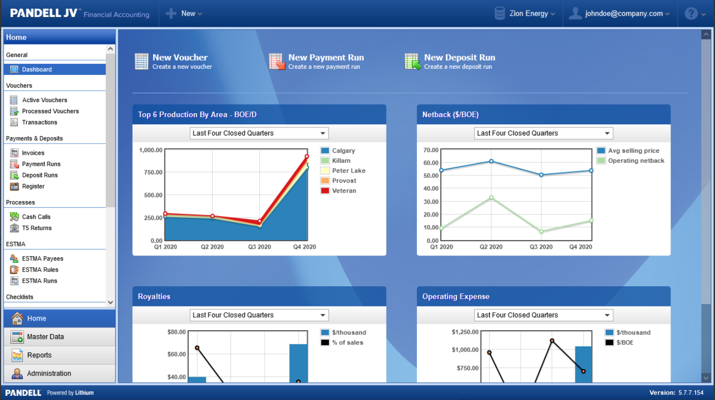 Pandell Upstream Logiciel - 4