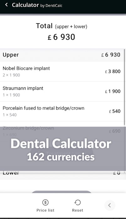 DentiCalc Software - 4