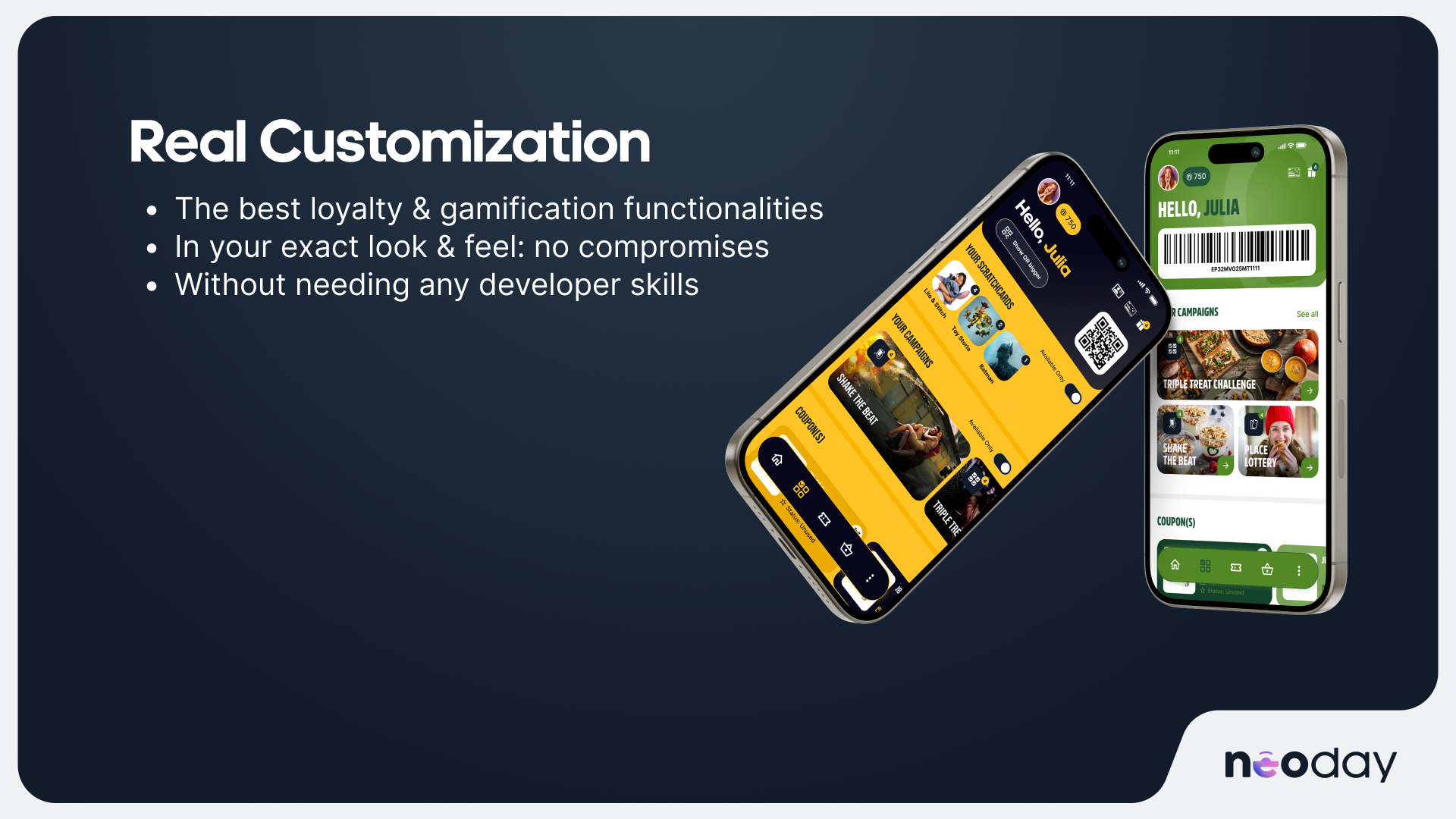 NeoDay screenshot: NeoDay Real customization