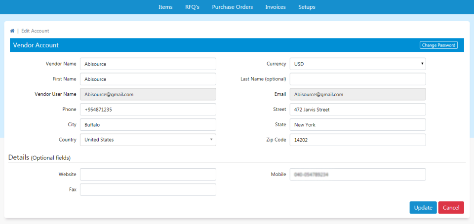 SutiProcure Software - 5