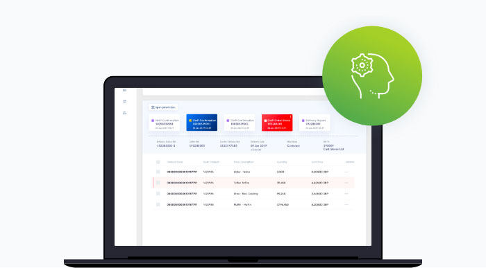 OmPrompt EDI as a Managed Service screenshot: OmPrompt EDI as a Managed Service transaction monitoring
