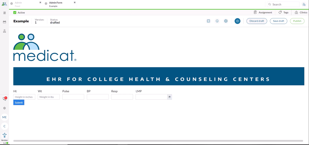 With our easy-to-use form builder, health and counseling clinics can quickly create forms that are specifically tailored to their needs. Whether it's a new patient intake form or a follow-up consultation form, our platform makes creating forms simple.