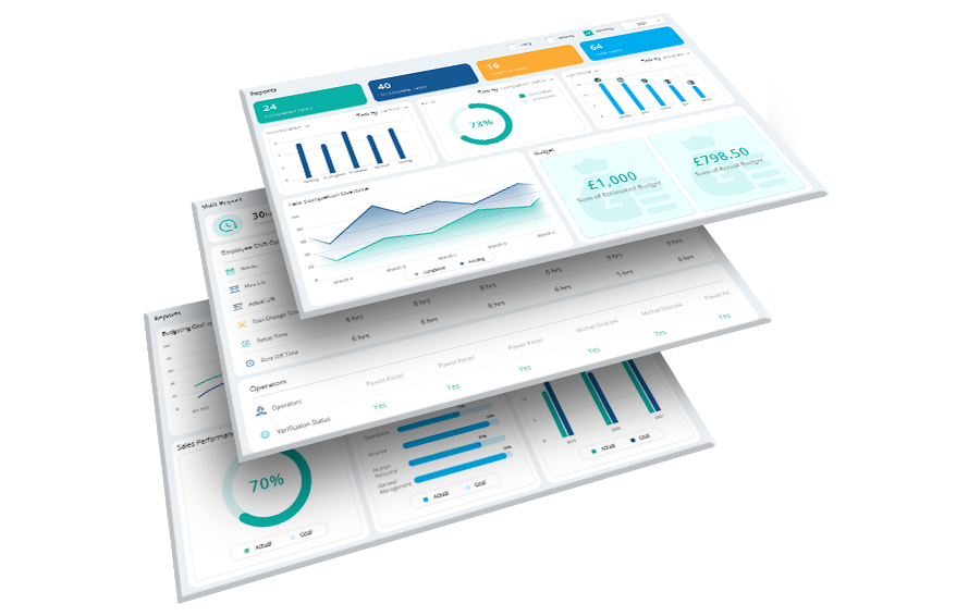 Get auto-generated reports and summaries in a click! Gather meaningful insights, to improve business performance. Precise and detailed reports.