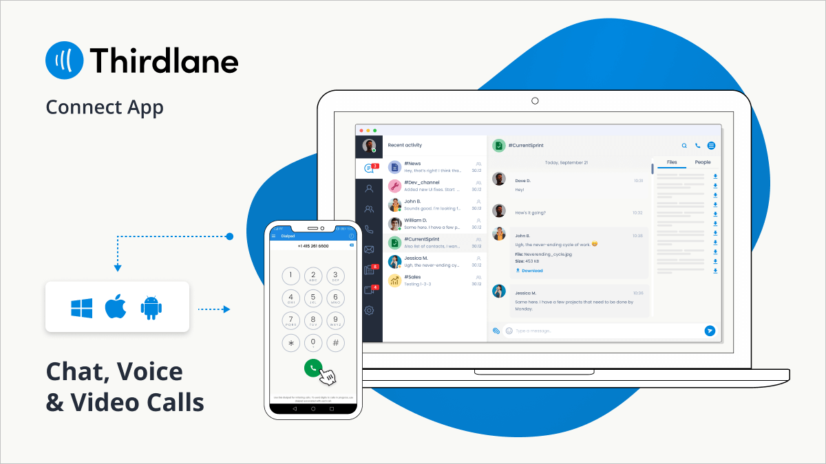 Thirdlane Connect App — Chat, Voice & Video Calls