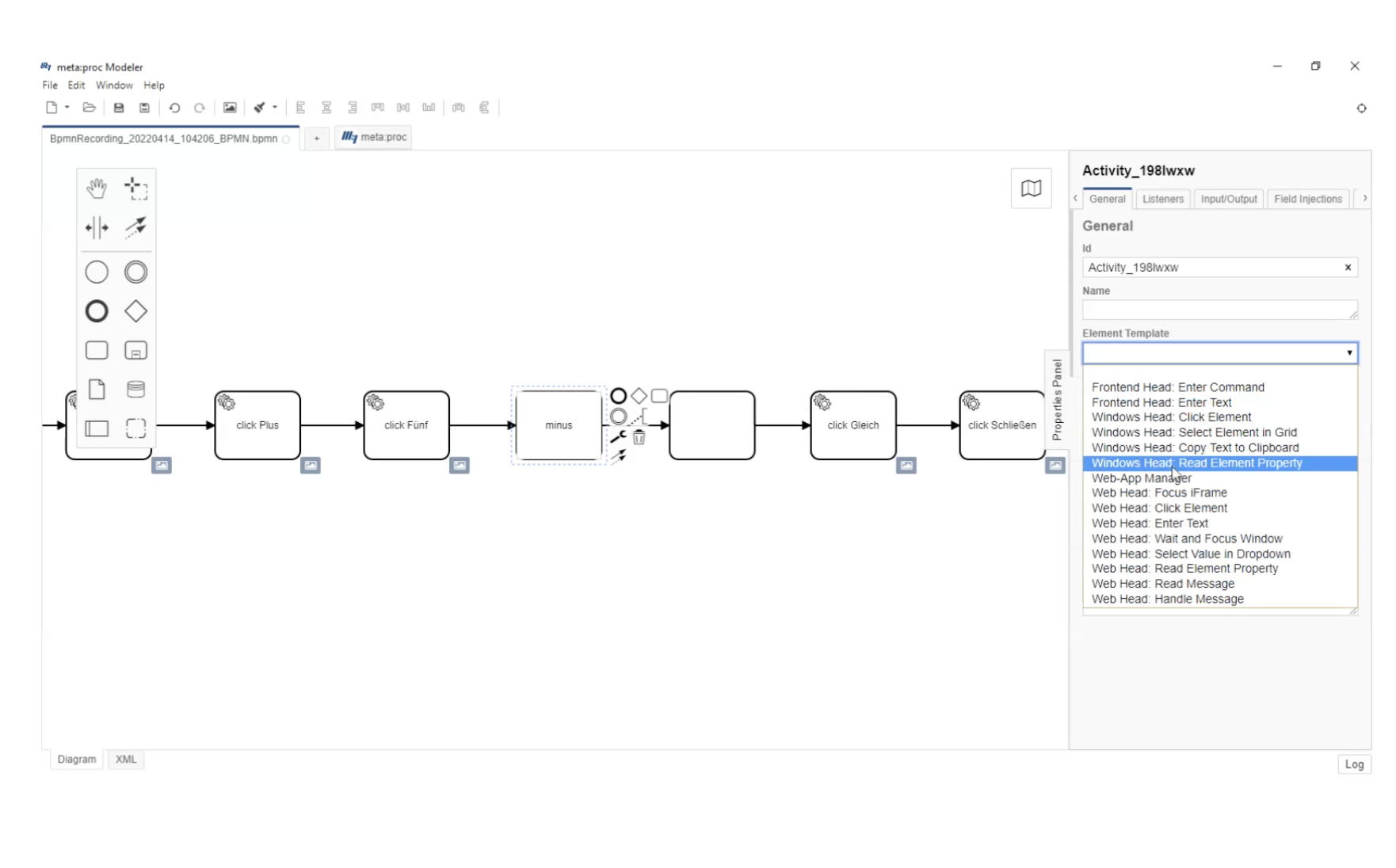 Meta:flow is your tool for recording and modeling of processes and automation.