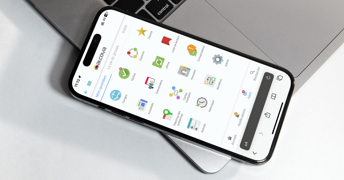 Jalios screenshot: JMobile 